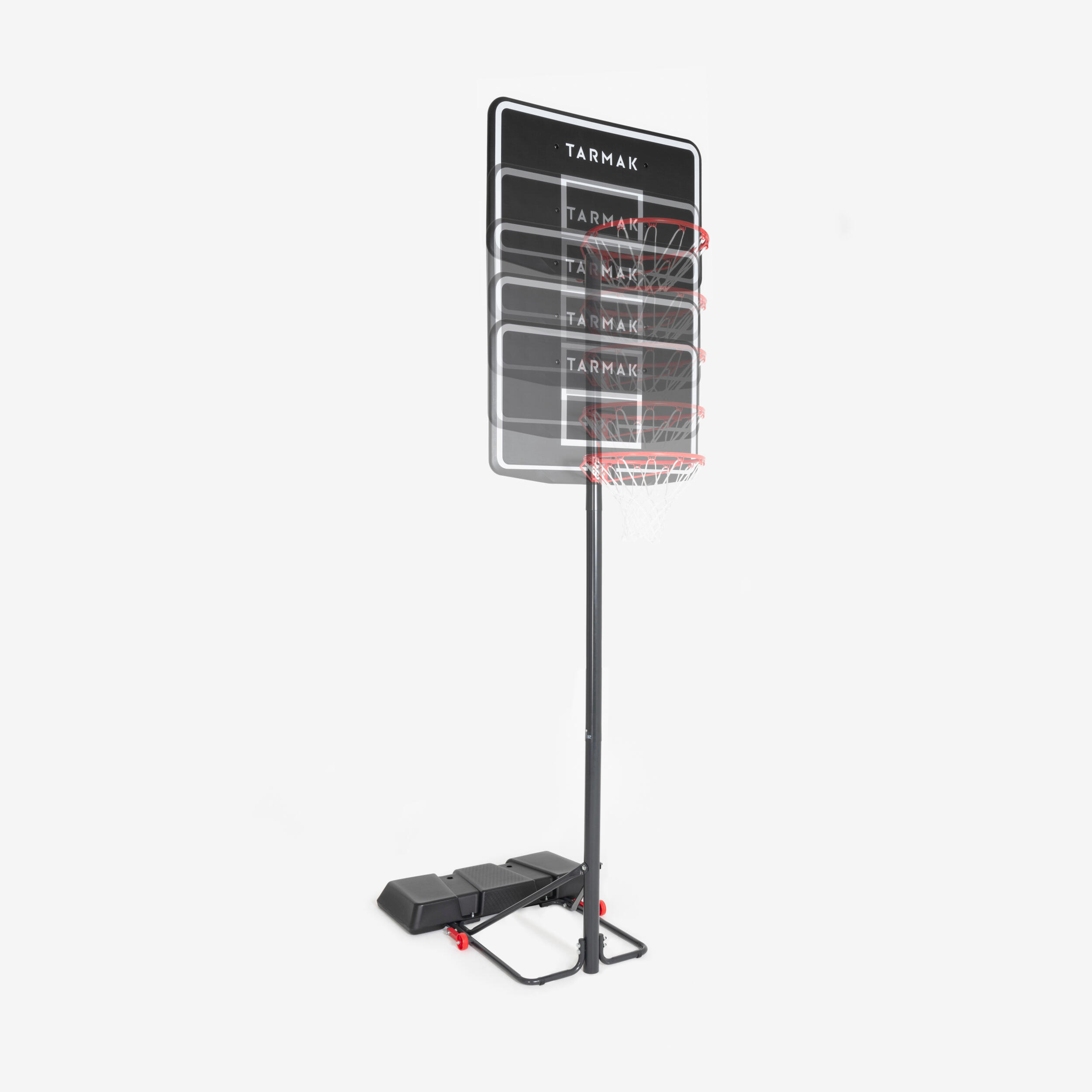 Basketball Hoop with Adjustable Stand - B 100 Easy Black - TARMAK