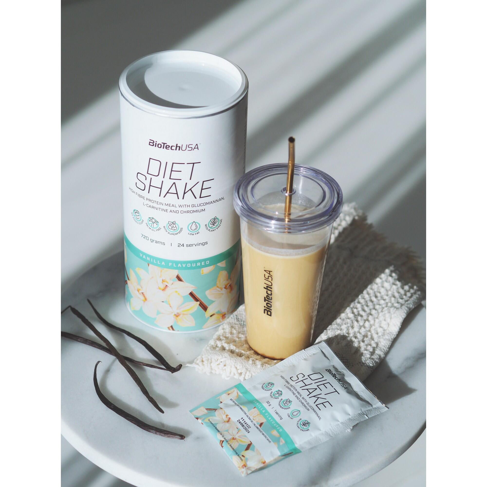 Tejsavófehérje Diet Shake vanília, 720g Biotechusa akciós termékkép 1