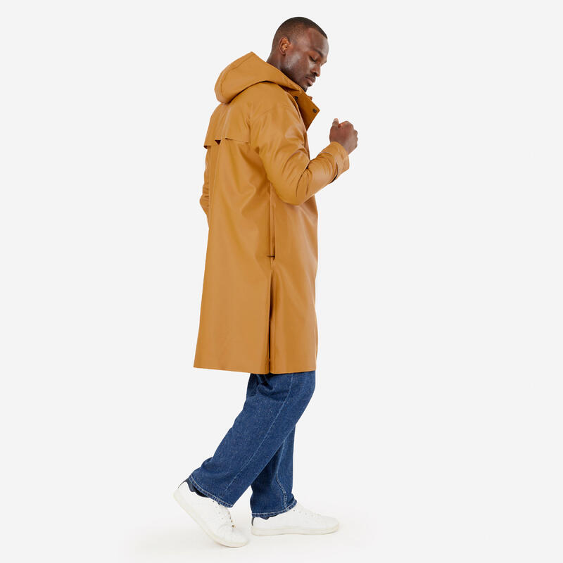 Geacă parka impermeabilă ciclism în oraș Albastru Unisex