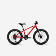 Kinderfahrrad Mountainbike 20 Zoll Rockrider Explore 900R rot 