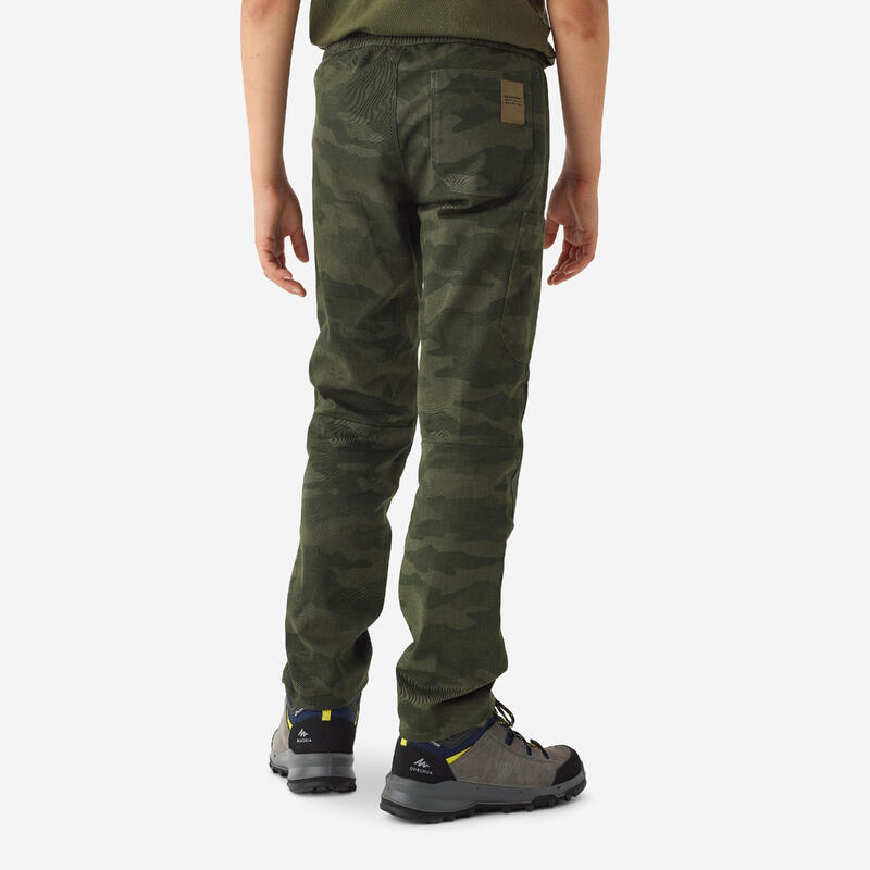 Spodnie dla dzieci Solognac 500 camo wytrzymałe