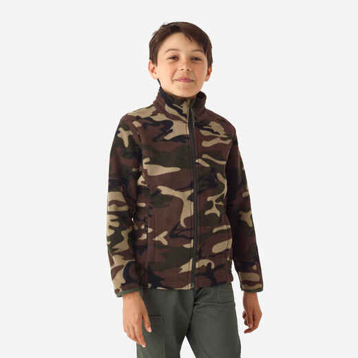 
      Fleecejacke 100 Kinder Camouflage grün / braun 
  