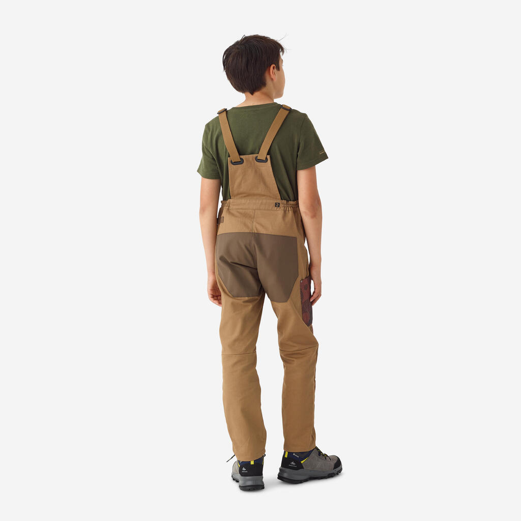 KID’S DURABLE OVERALLS 500 BROWN