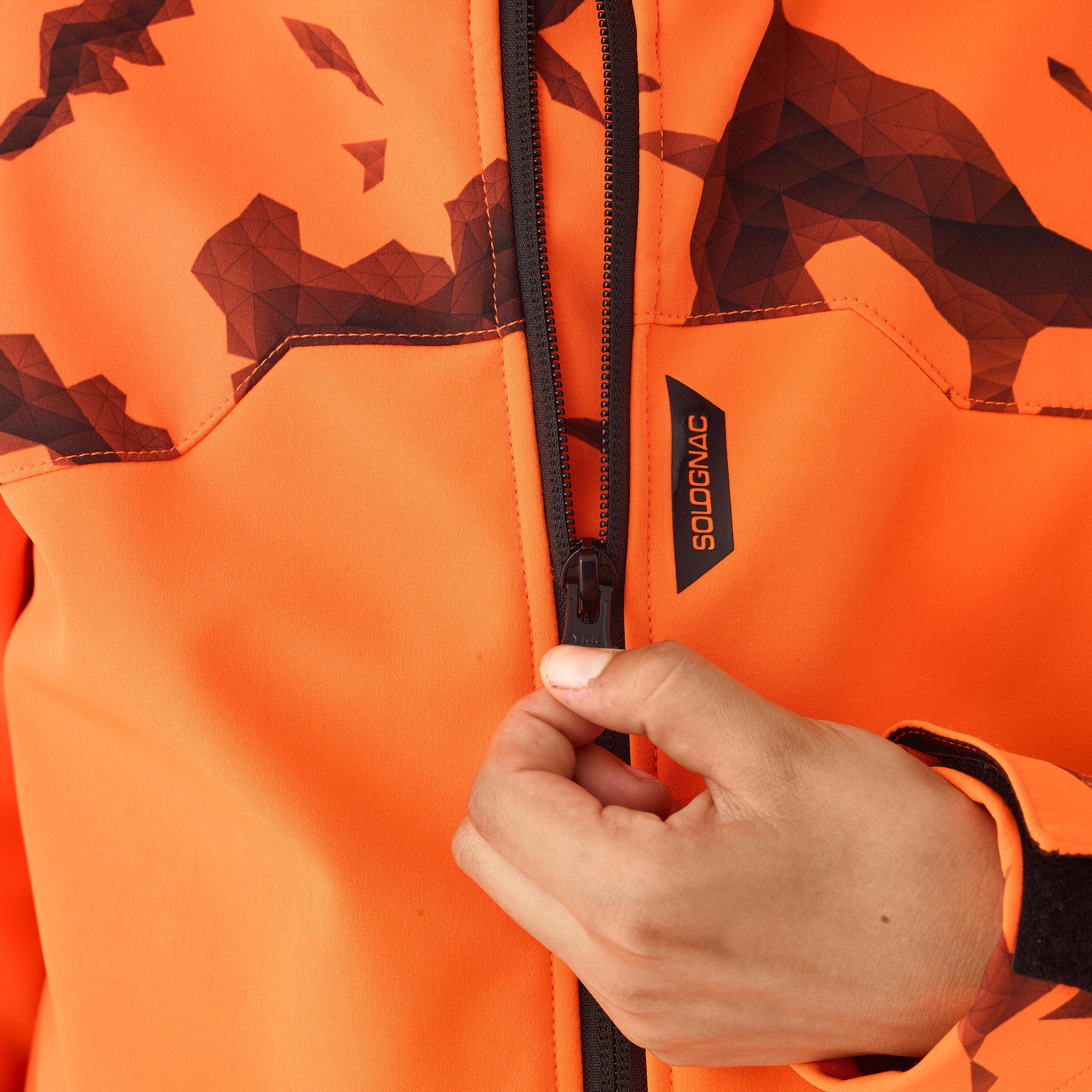 Giacca softshell caccia 500 bambino 5/7