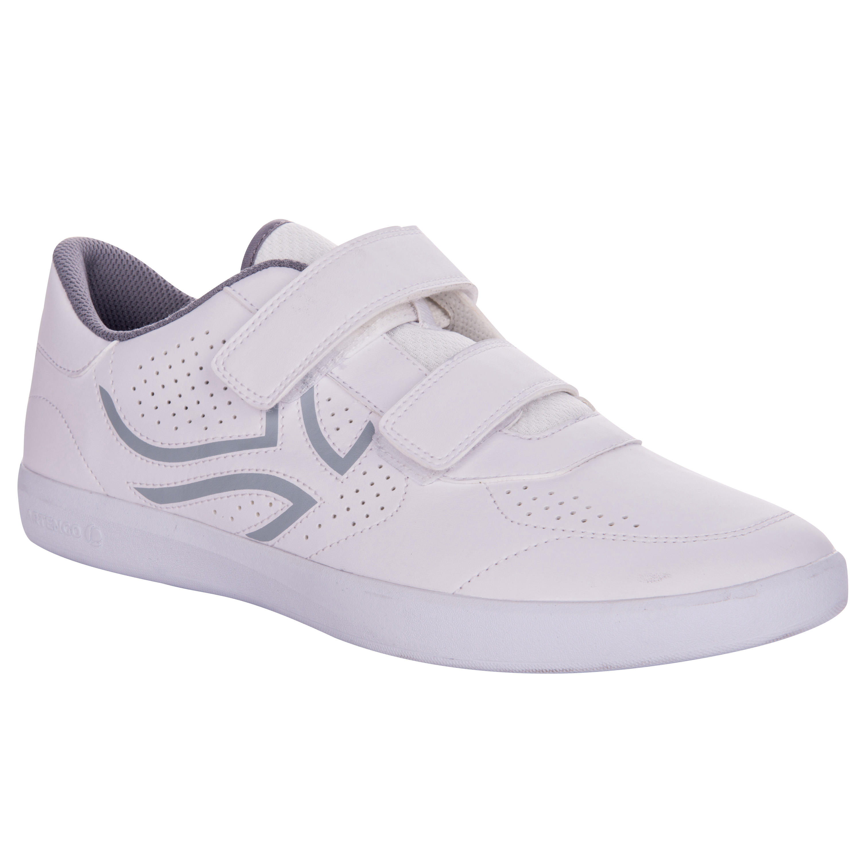 TS700 Tennis Shoes with Strap - White 2/15