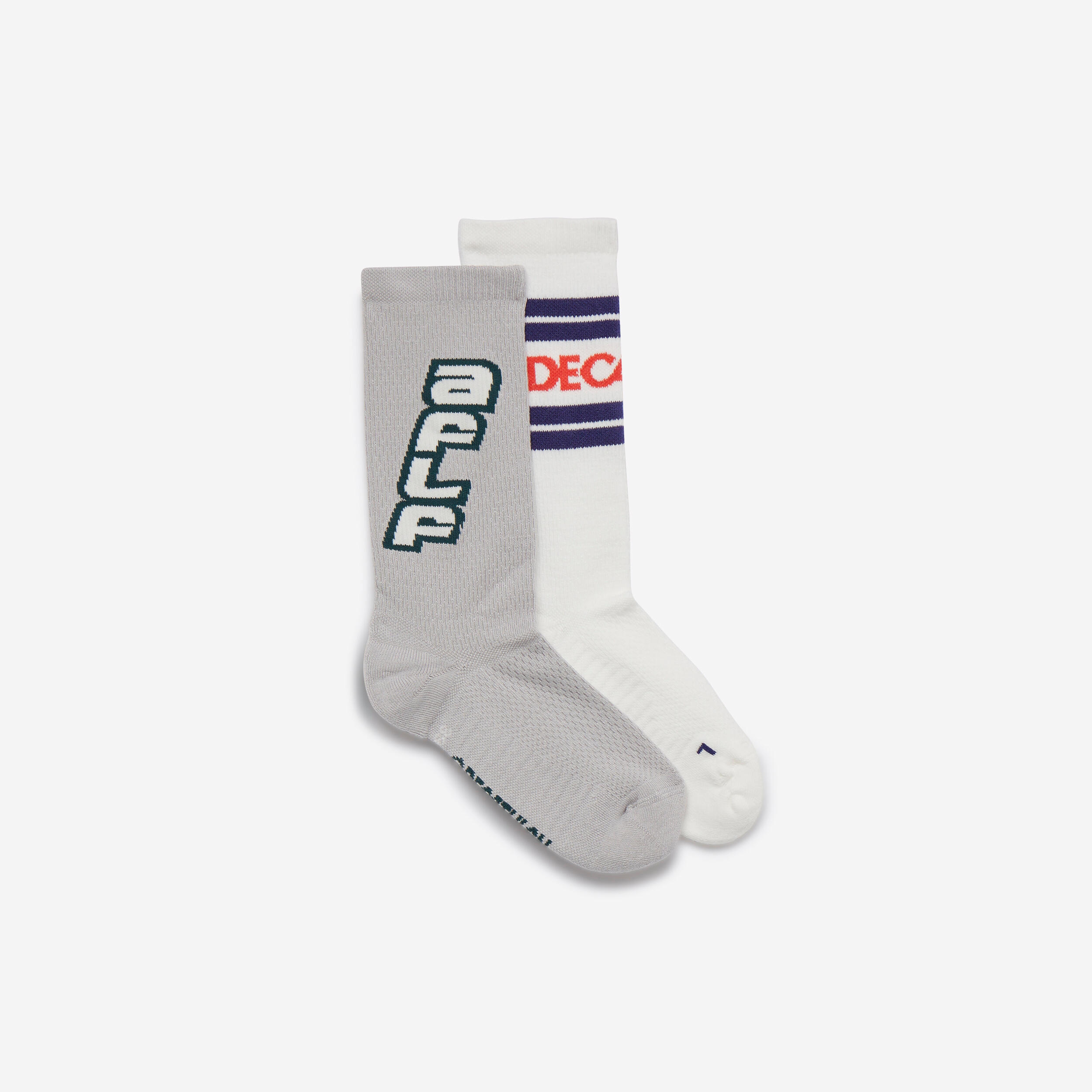 DECATHLON Socken High 2er Pack - weiss