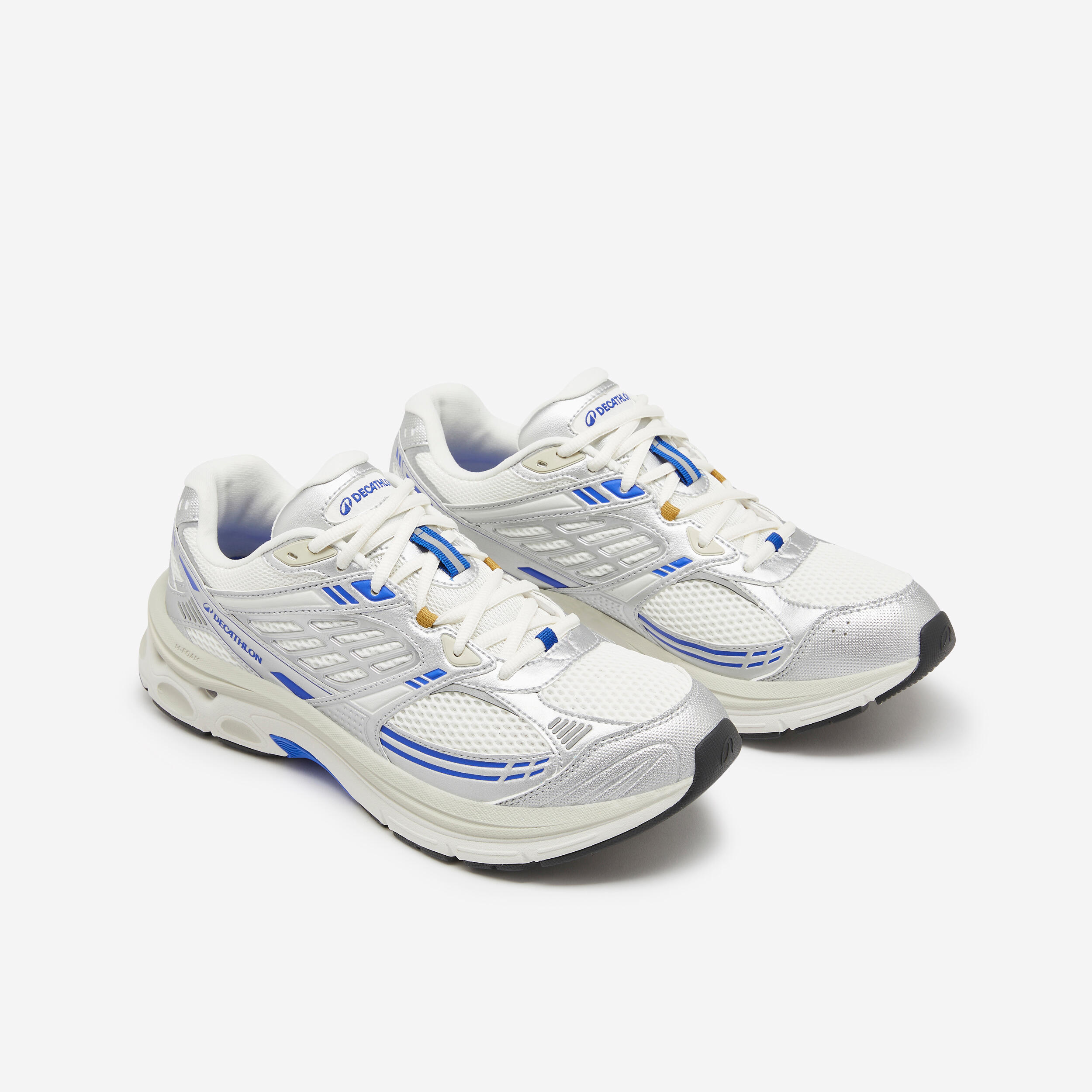 Zapatillas deportivas RR2K gris, azul y blanco roto 2/13