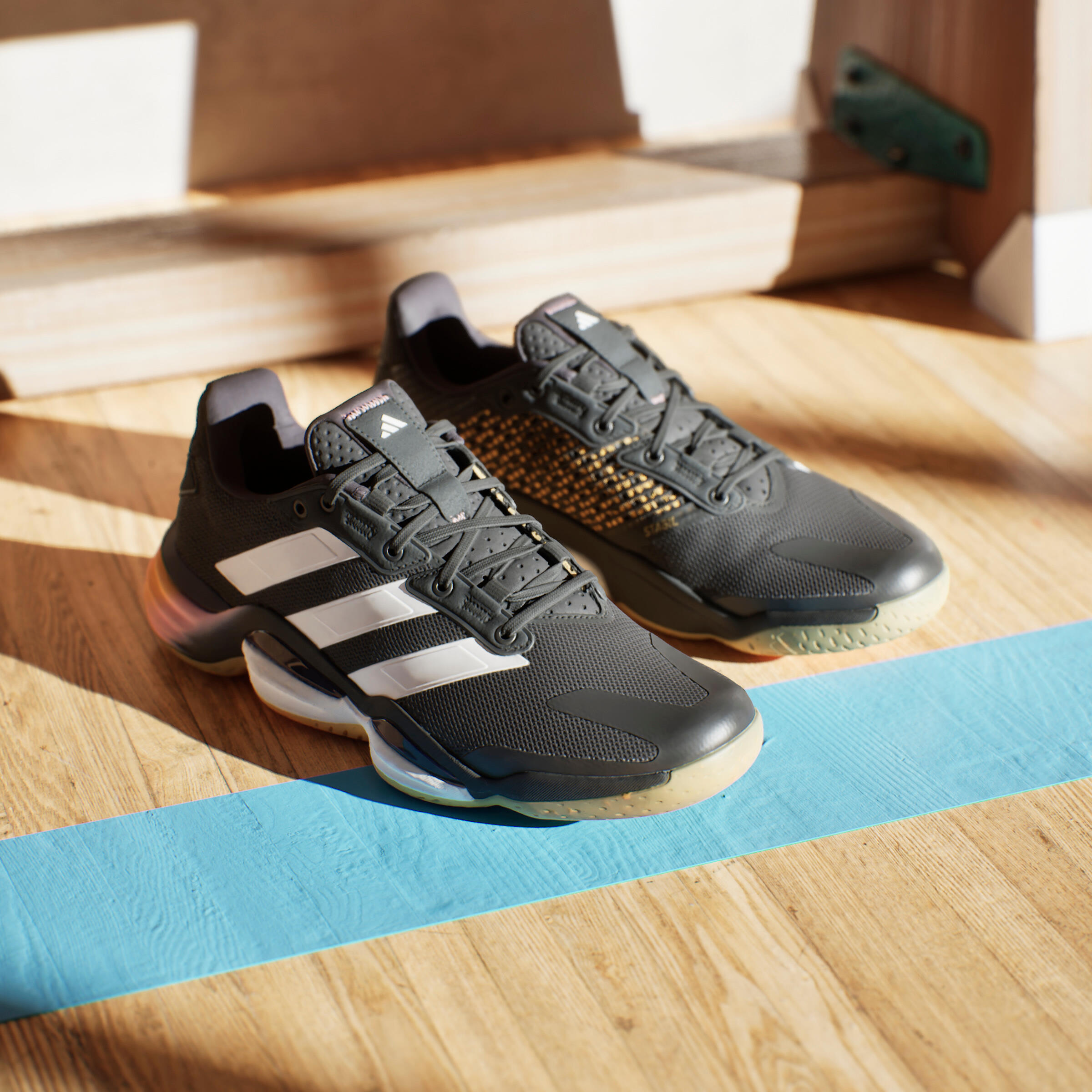Scarpe pallamano adulto ADIDAS STABIL 16 nere 12/17