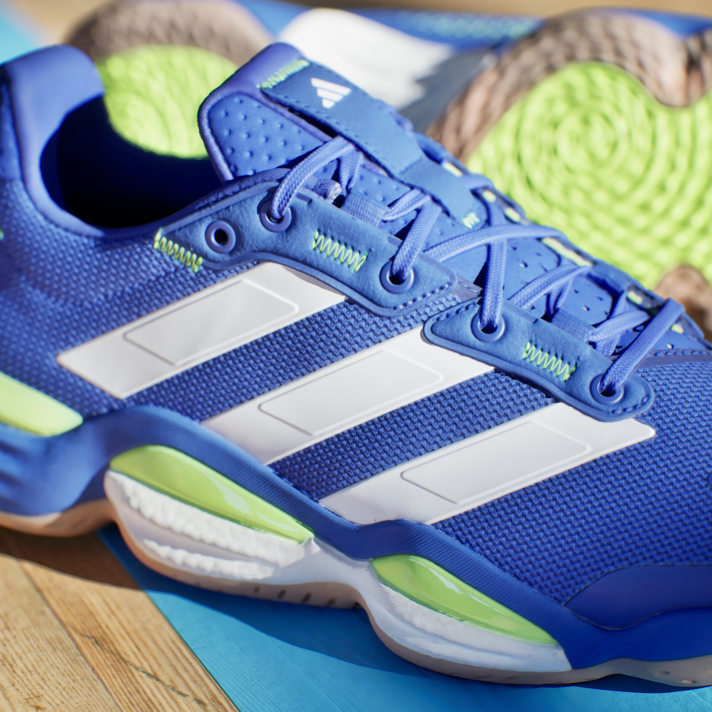 Scarpe pallamano adulto ADIDAS STABIL 16 blu-giallo 22/24