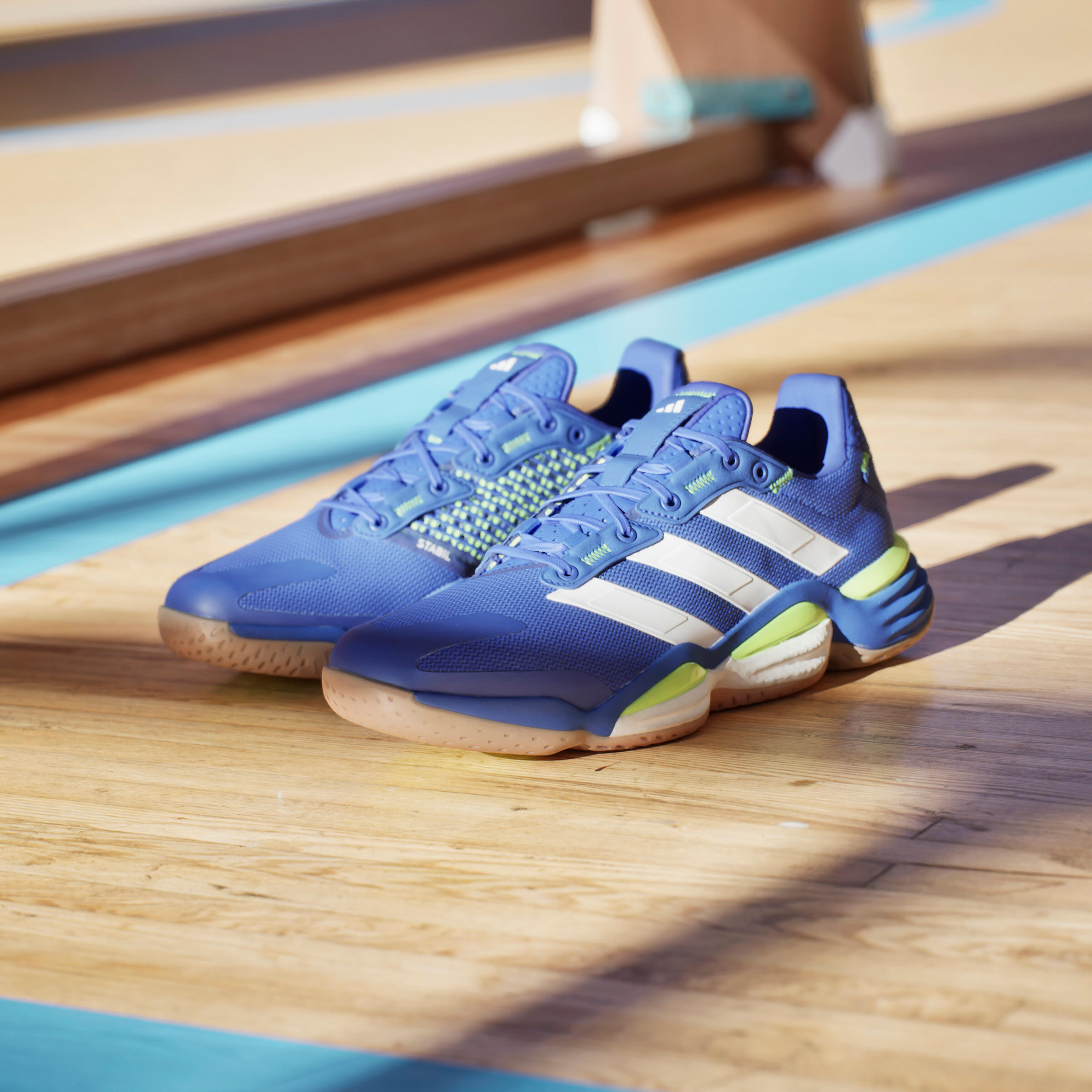 Scarpe pallamano adulto ADIDAS STABIL 16 blu-giallo 20/24