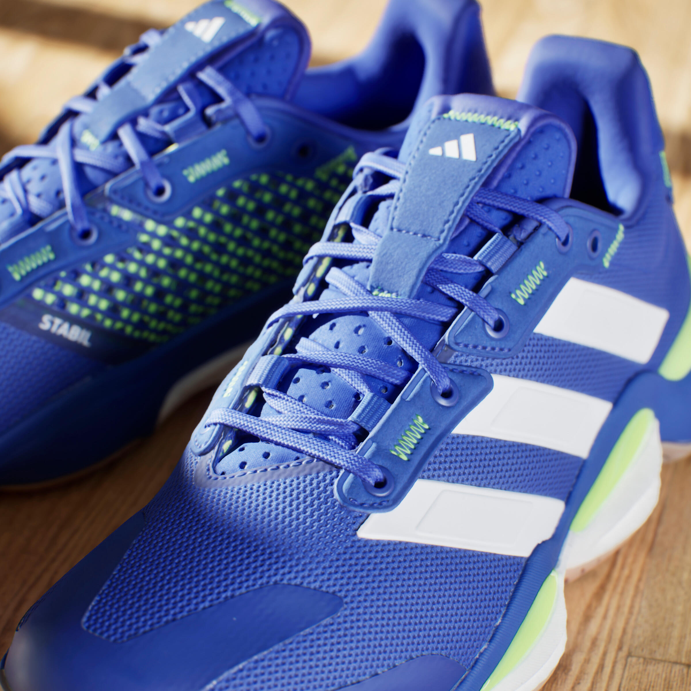 Scarpe pallamano adulto ADIDAS STABIL 16 blu-giallo 21/24