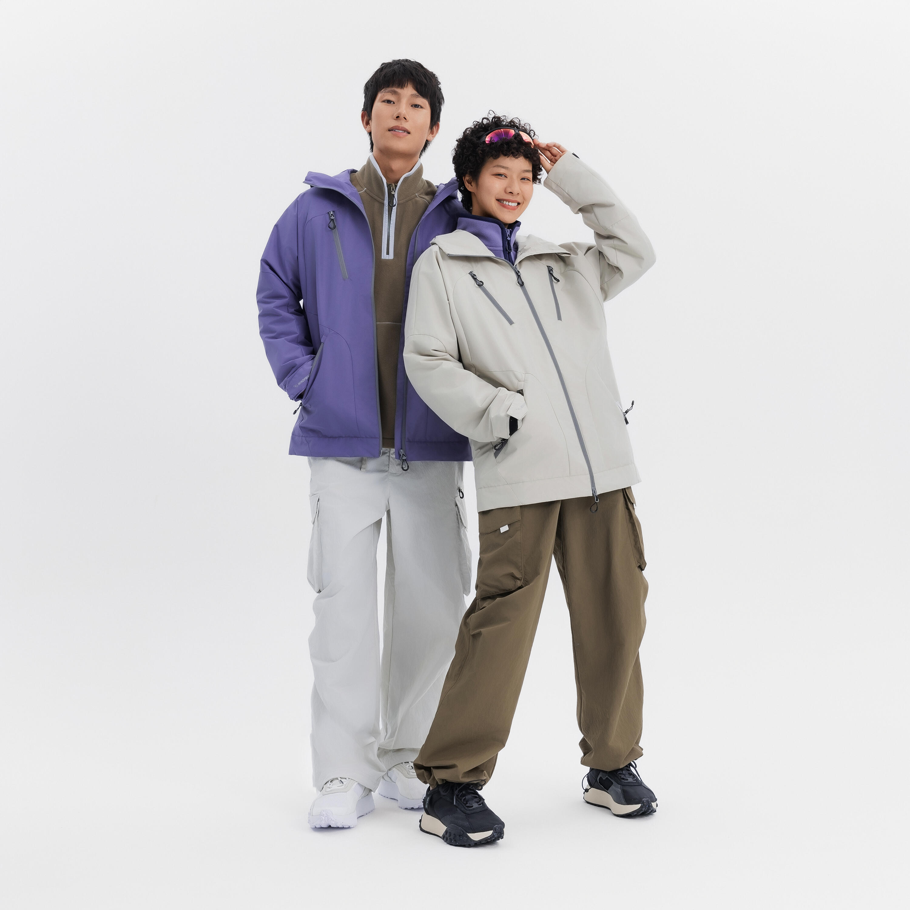 【IONSEOUL】Pfizer Fleece Long Sleeve 4JH562 Long Sleeve Shirt With Zipper | Foot Locker