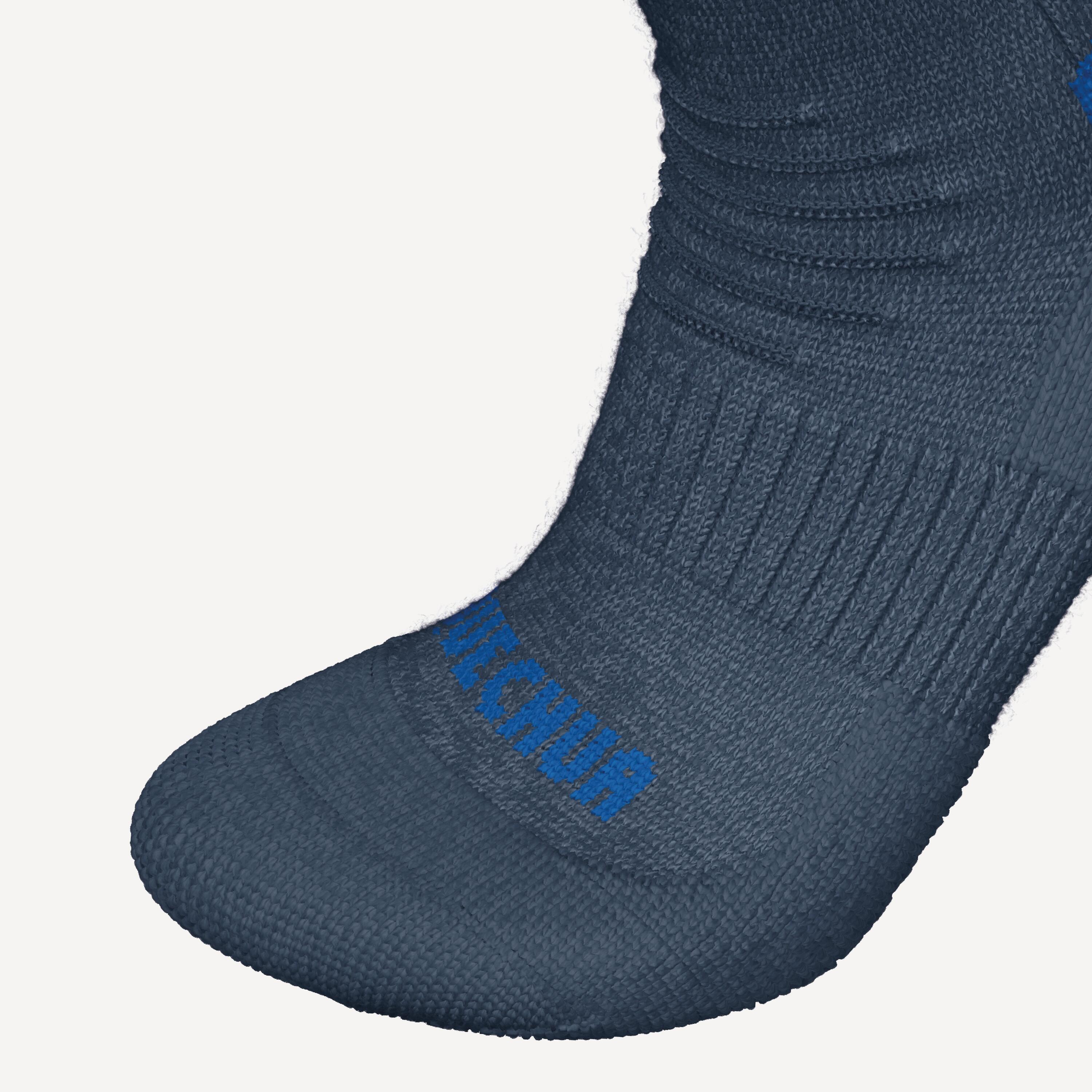 Calze Calde Montagna Bambino SH100 MID Grigie E Blu | 2 Paia