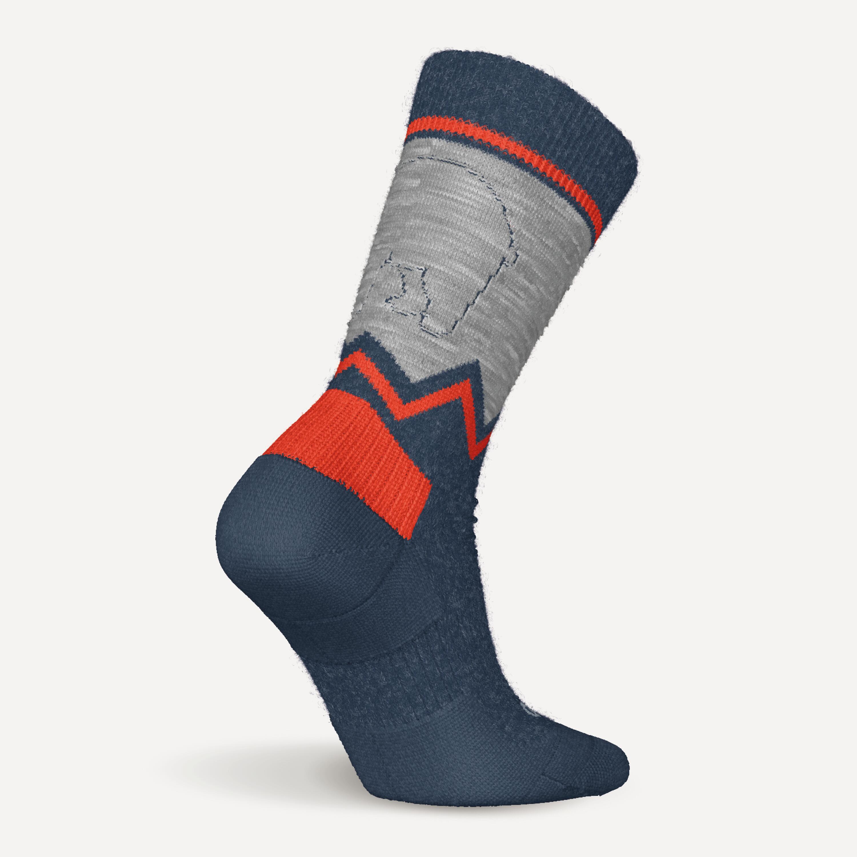 Kids’ Warm Hiking Socks SH100 Mid 2 Pairs 2/7