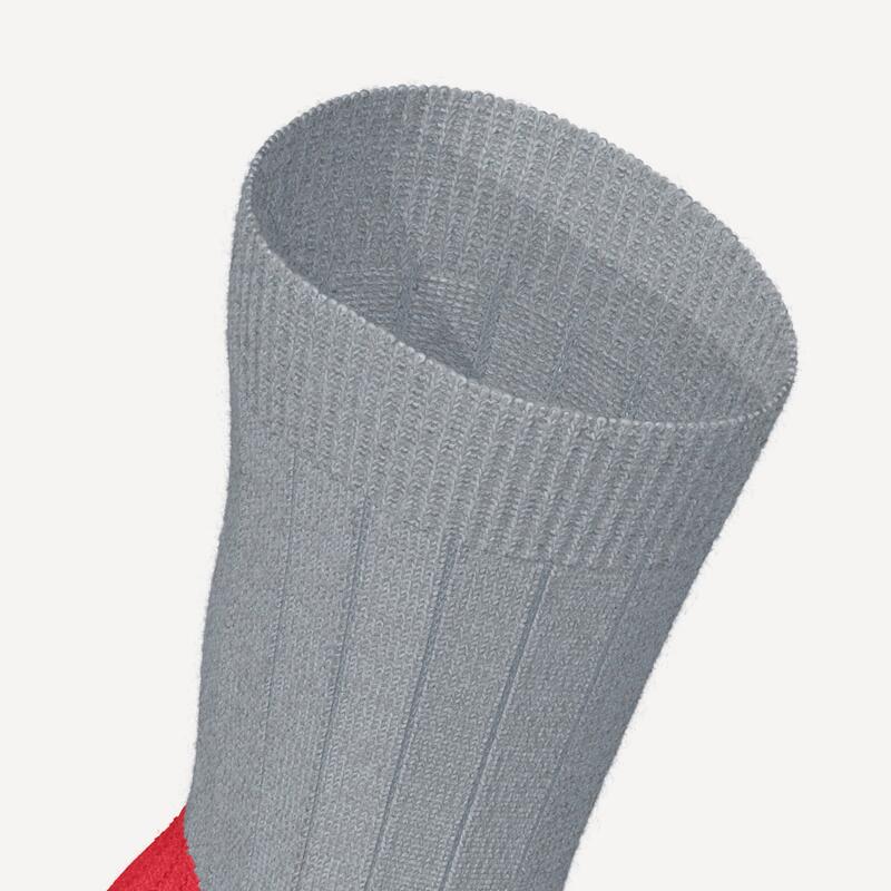 Meias quentes de Caminhada Criança SH100 Cano Médio (2 pares)