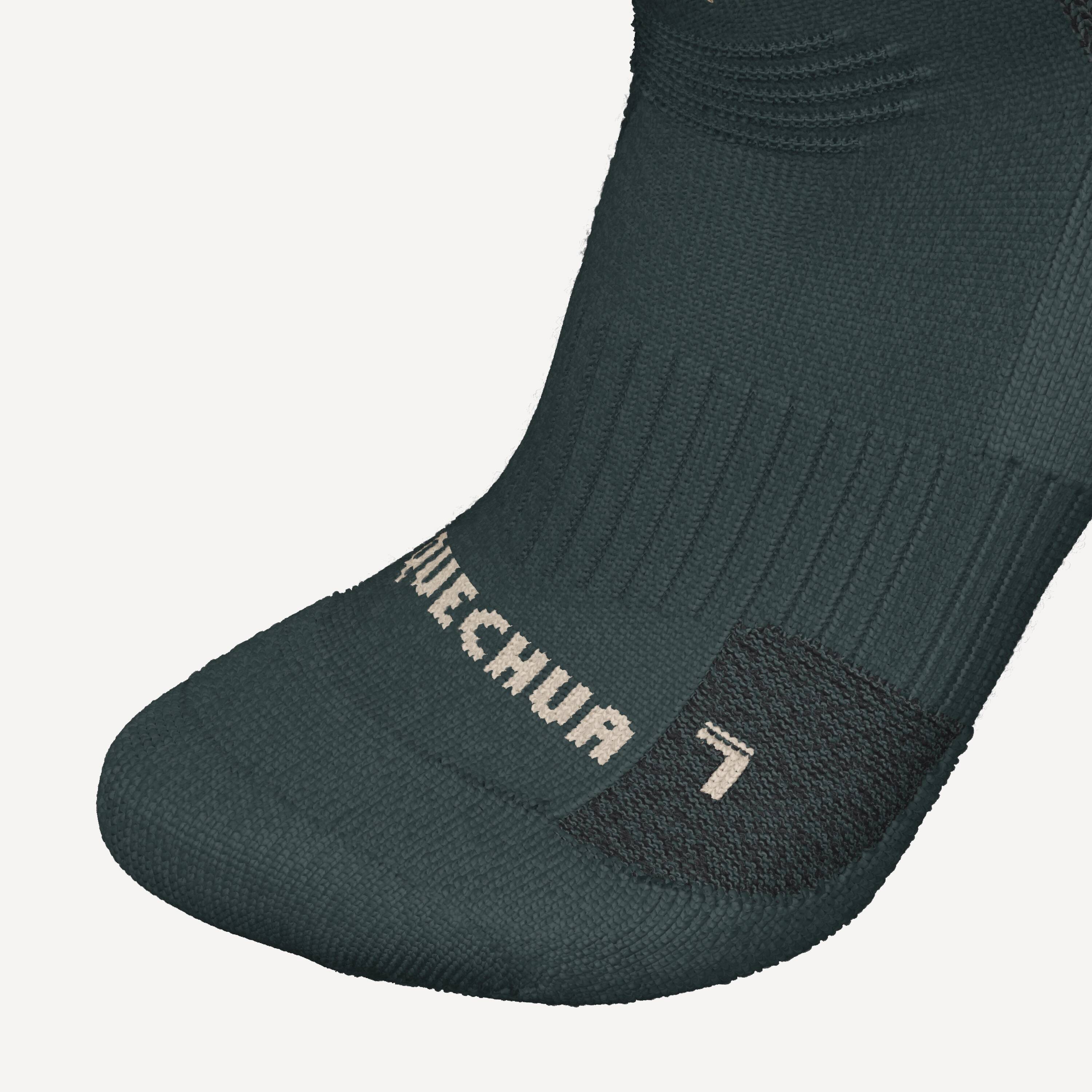 Warm hiking socks, SH500 Mid - Green -  3