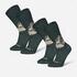 Warm hiking socks, SH500 Mid - Green