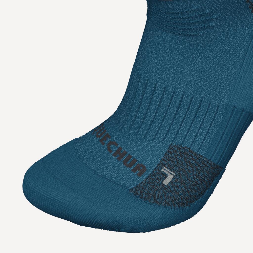 Wandersocken Damen/Herren warm halbhoch 2er-Pack - SH500 