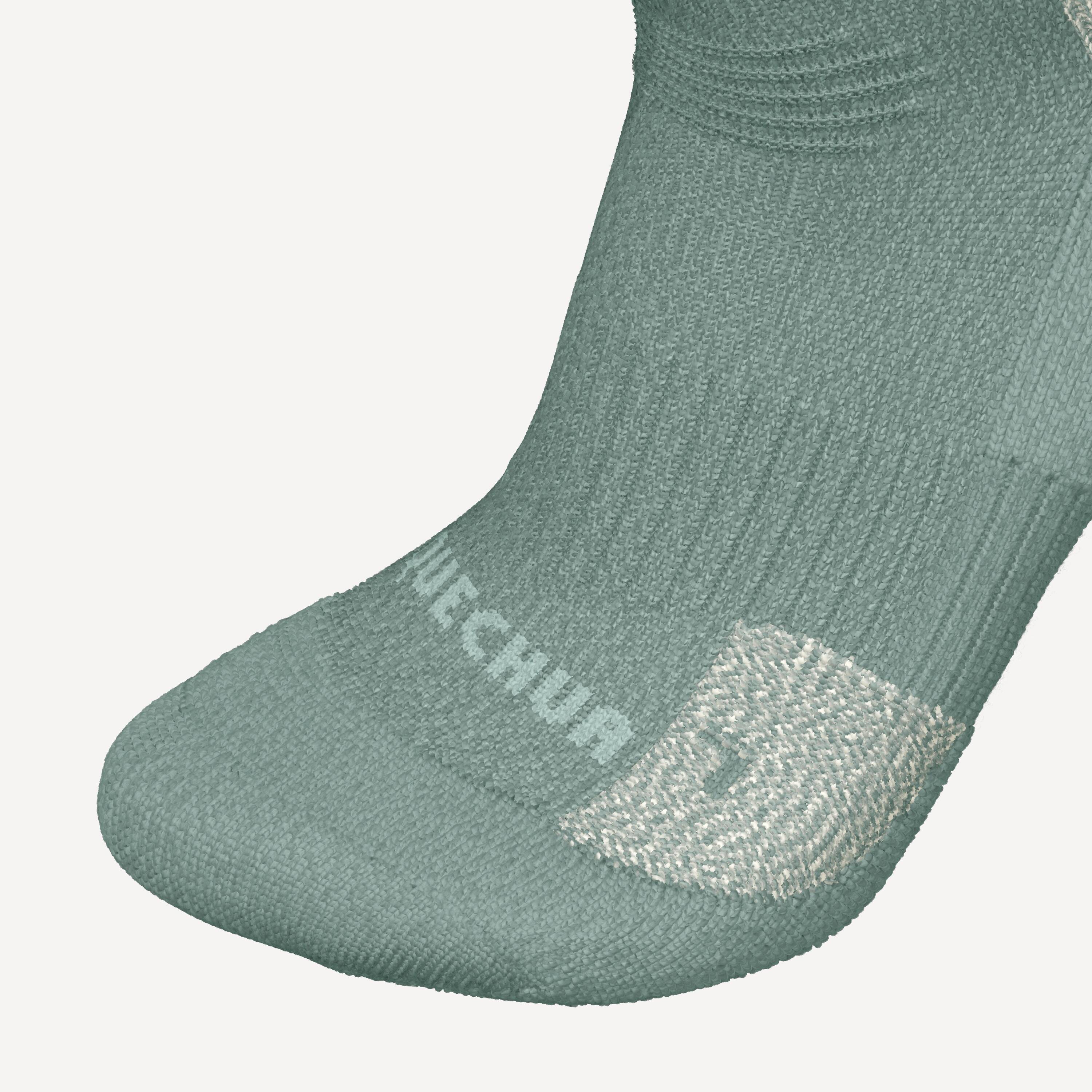 Warm hiking socks, SH500 Mid - Green -  3