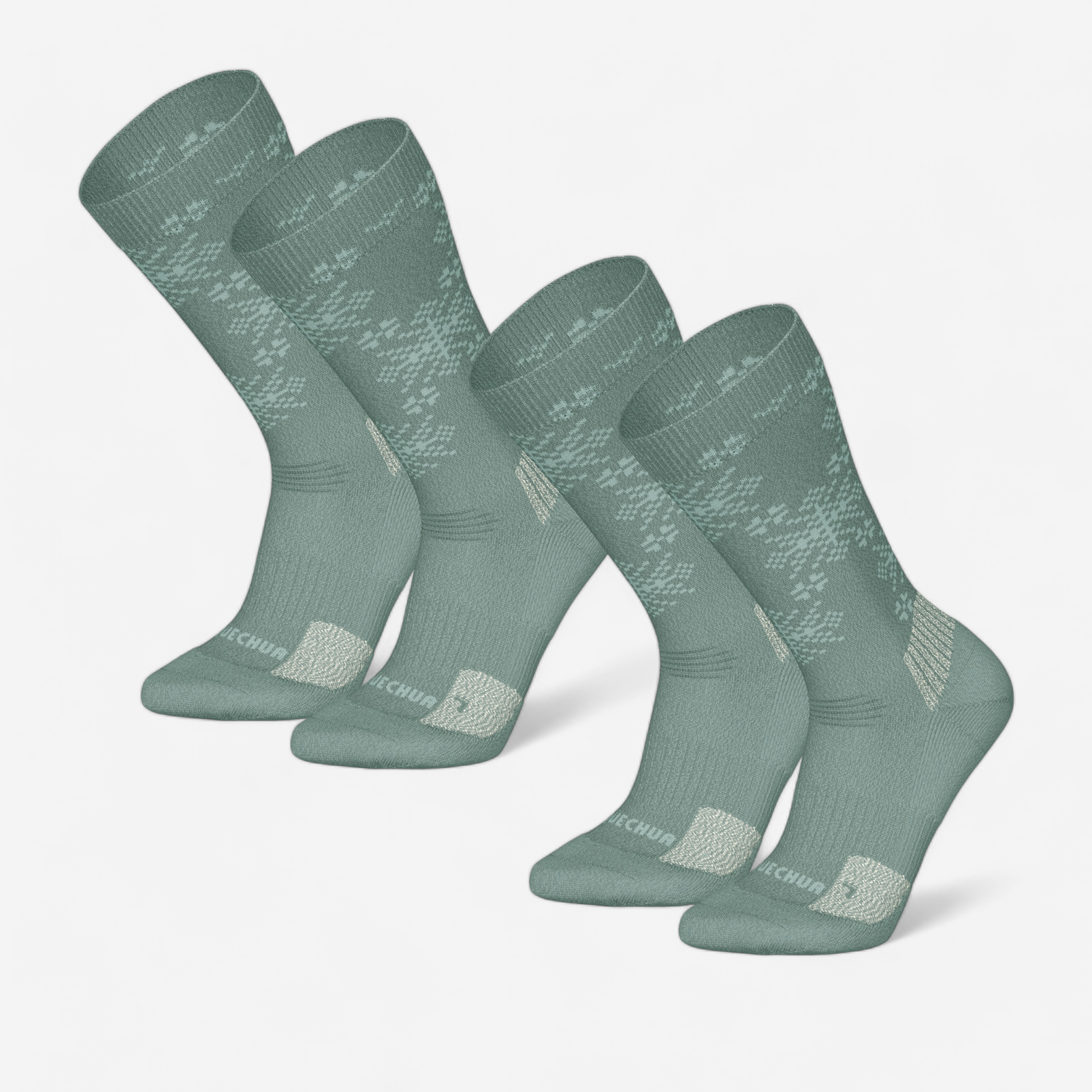 Chaussettes de randonnée chaudes, sh500 mid vert - Randonnée - Trek - TAYLORMADE- Clubs - Entreprises - Collectivités - Associations