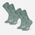 Chaussettes de randonnée chaudes, SH500 Mid vert