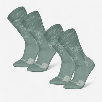 Calze trekking calde MH500 verdi