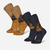 Chaussettes de randonnée chaudes, SH500 Mid bleu marron