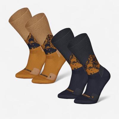 Calze trekking calde MH500 verdi