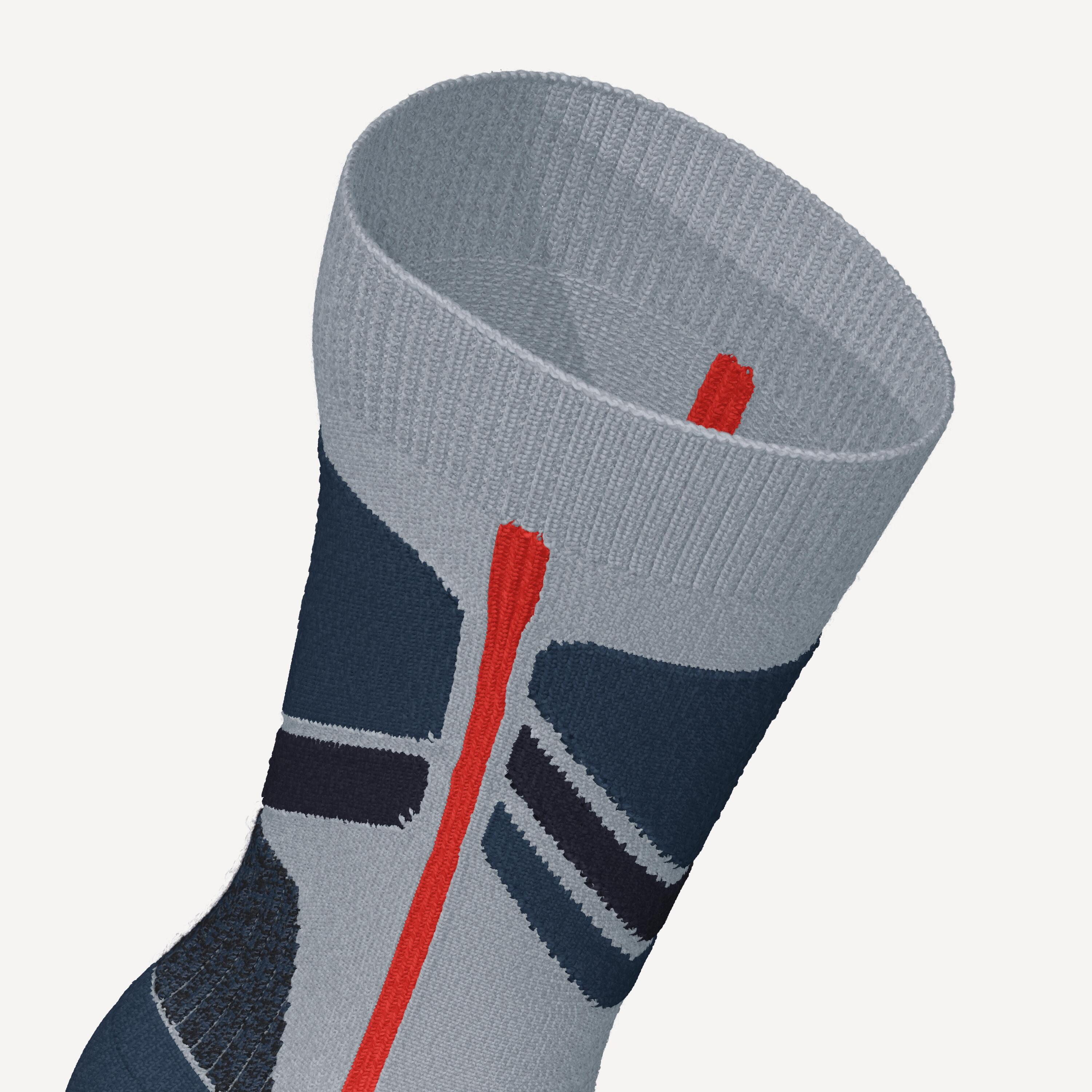 Kids’ Warm Hiking Socks x2 Pairs, SH 500 Mid 5/6