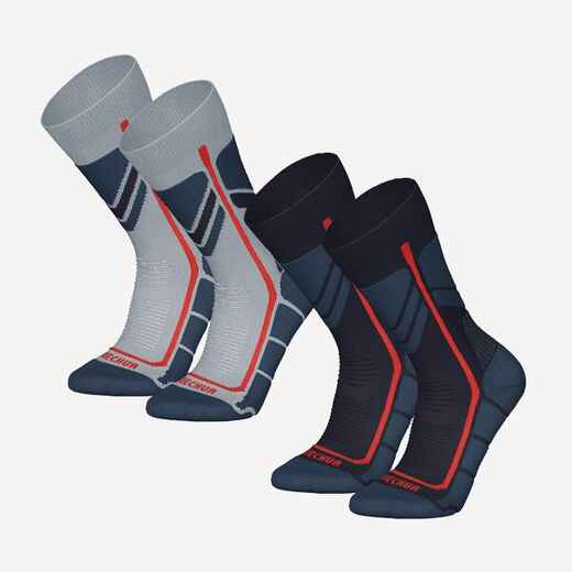 
      Kids’ hiking socks - SH500 MOUNTAIN MID - x2 Pairs
  