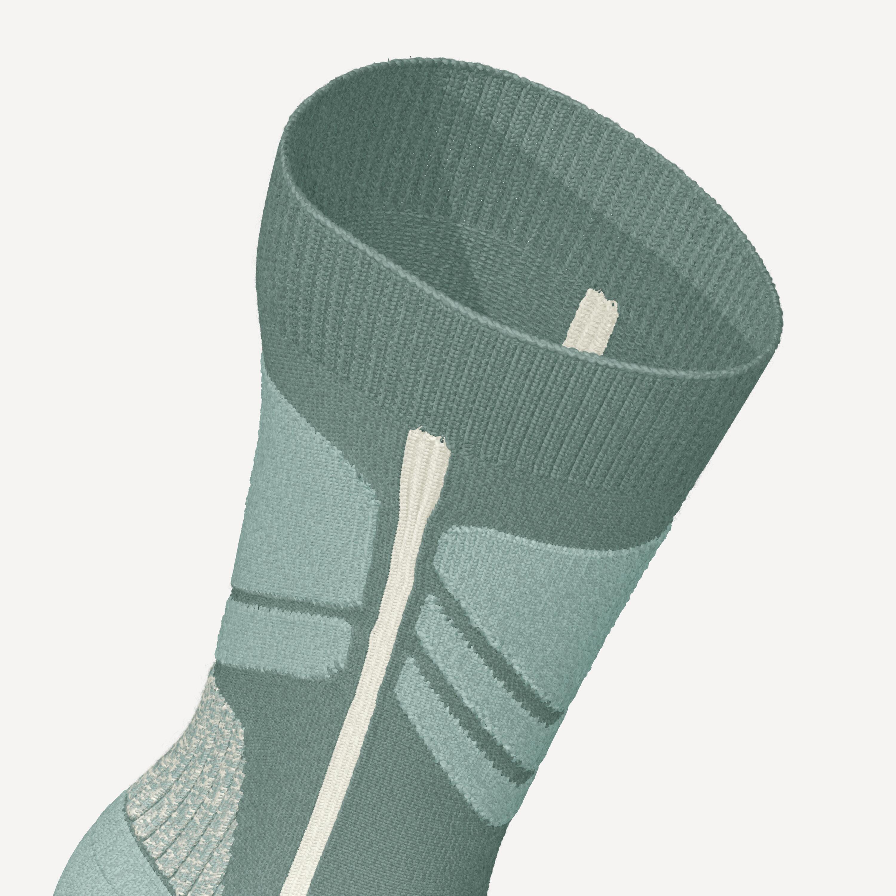 Kids’ Warm Hiking Socks x2 Pairs, SH 500 Mid 5/6