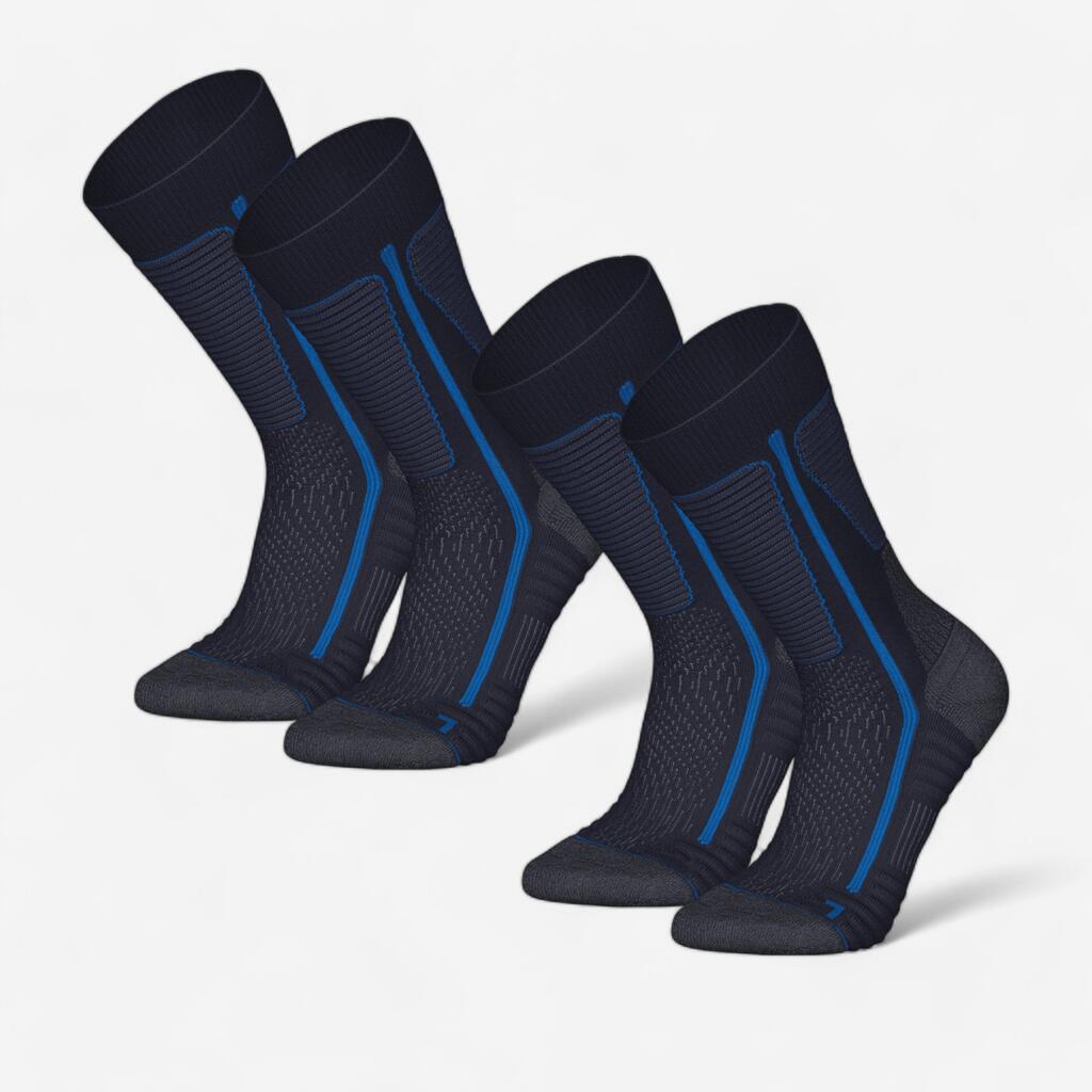 Warm hiking socks, SH500 Mountain Mid - Blue