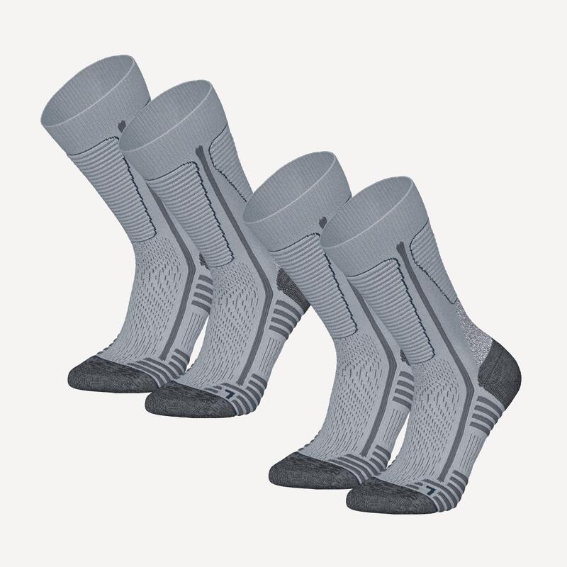 Chaussettes chaudes de randonnée - SH500 MOUNTAIN MID - x2 paires