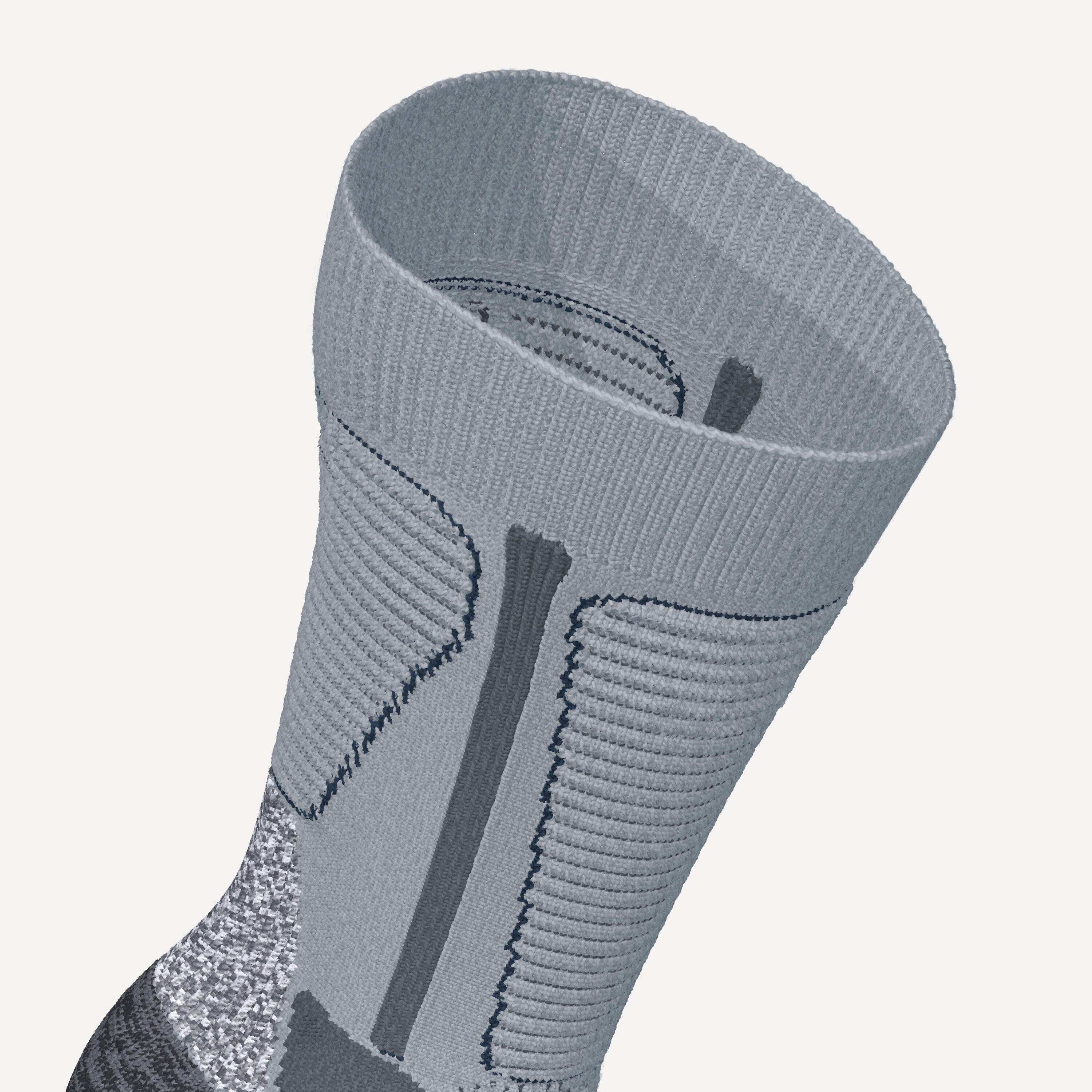 Warm hiking socks, SH500 Mountain Mid - Grey 4/7