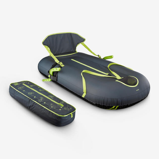 Slittino gonfiabile adulto e bambino 900 PUMPSLIDE blu