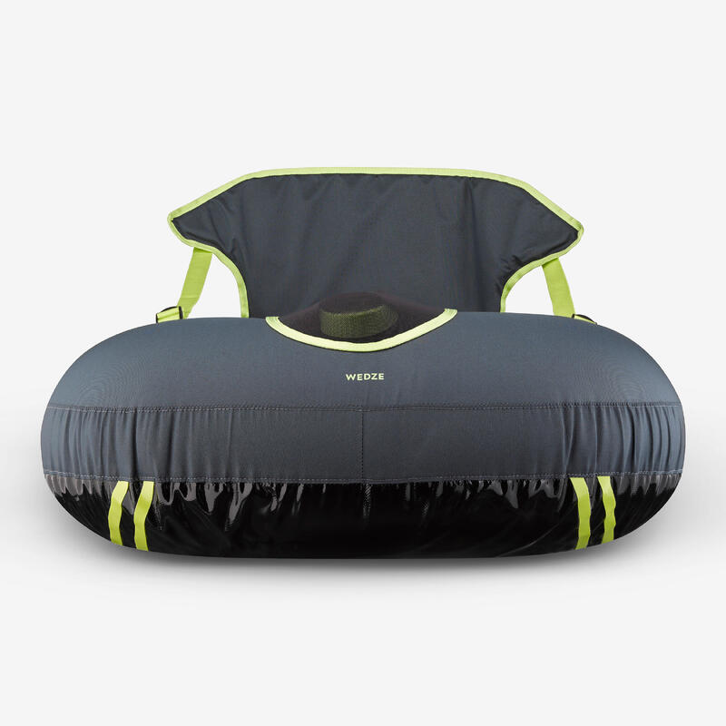 Luge gonflable avec freins adulte et enfant, Pumpslide 900 bleu