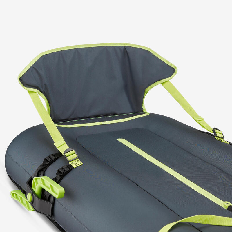 Luge gonflable avec freins adulte et enfant, Pumpslide 900 bleu