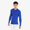 Pieaugušo termoveļas krekls ar garām piedurknēm “KeepDry”, indigo zils