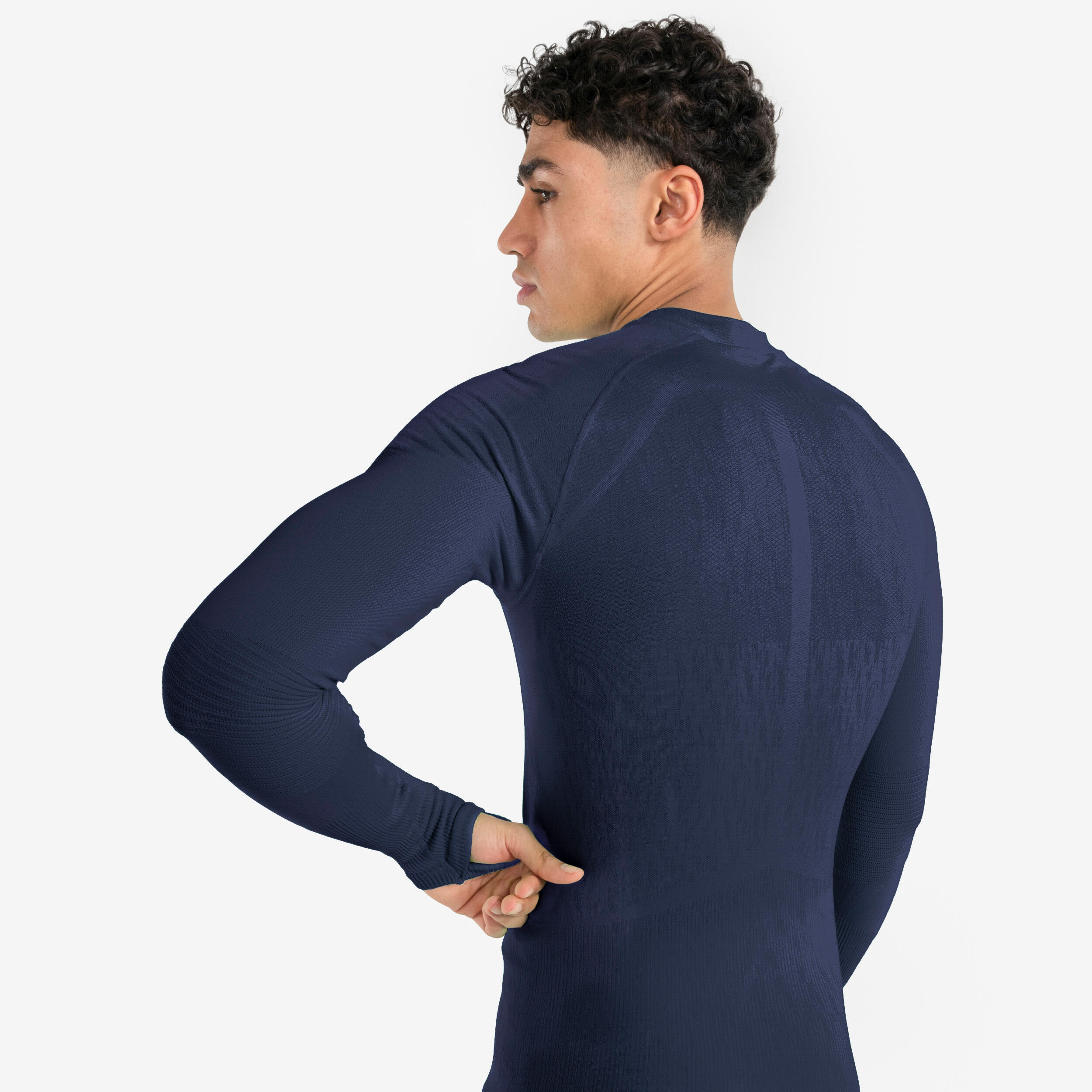 Damen/Herren Funktionsshirt langarm ‒ Keepdry marineblau 3/10