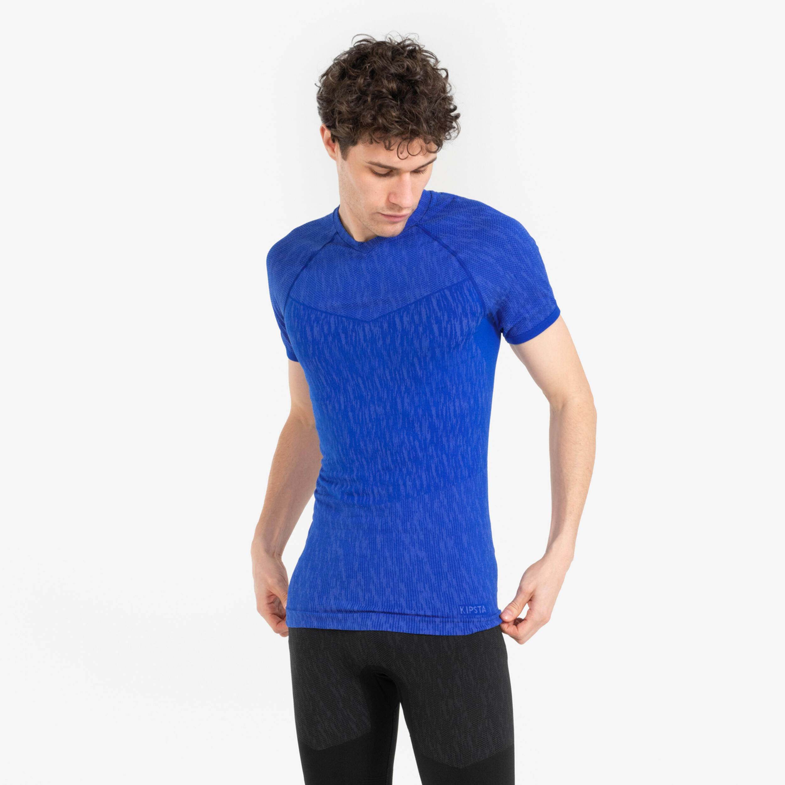 Sous-vêtement Thermique Femme T-Shirt Blanc Manches Courtes - Delux Top Chaud Hiver Couche De Base