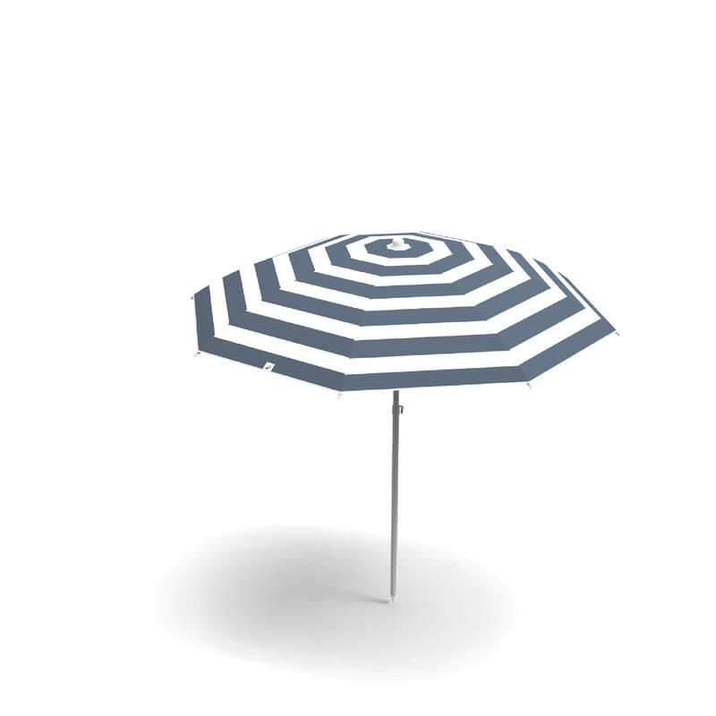 Umbrelă de plajă 3 locuri UPF 50+ - Paruv 190 Gri