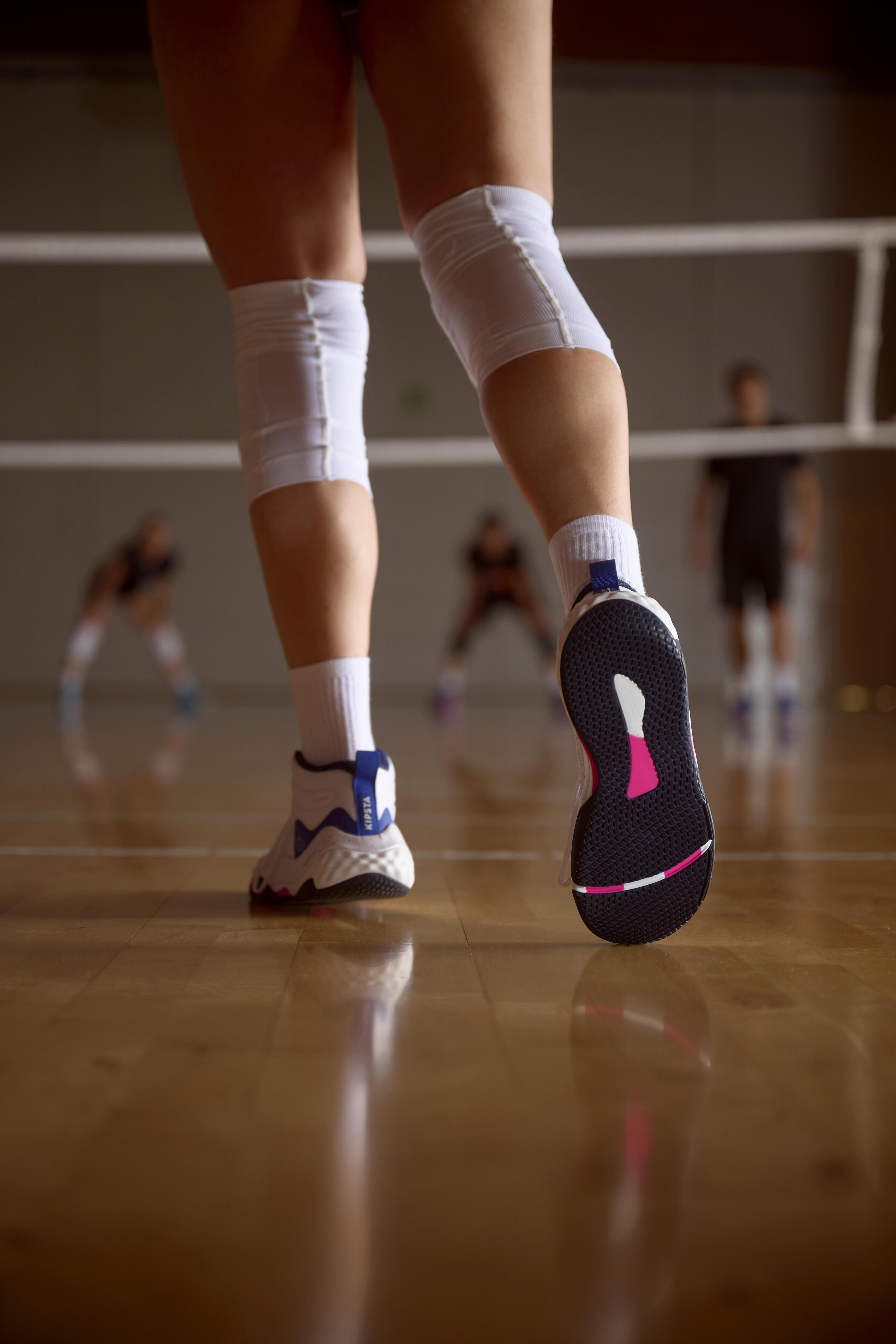 Second Hand - Scarpe pallavolo adulto unisex VB 900 CUSHION MID bianche 18/21