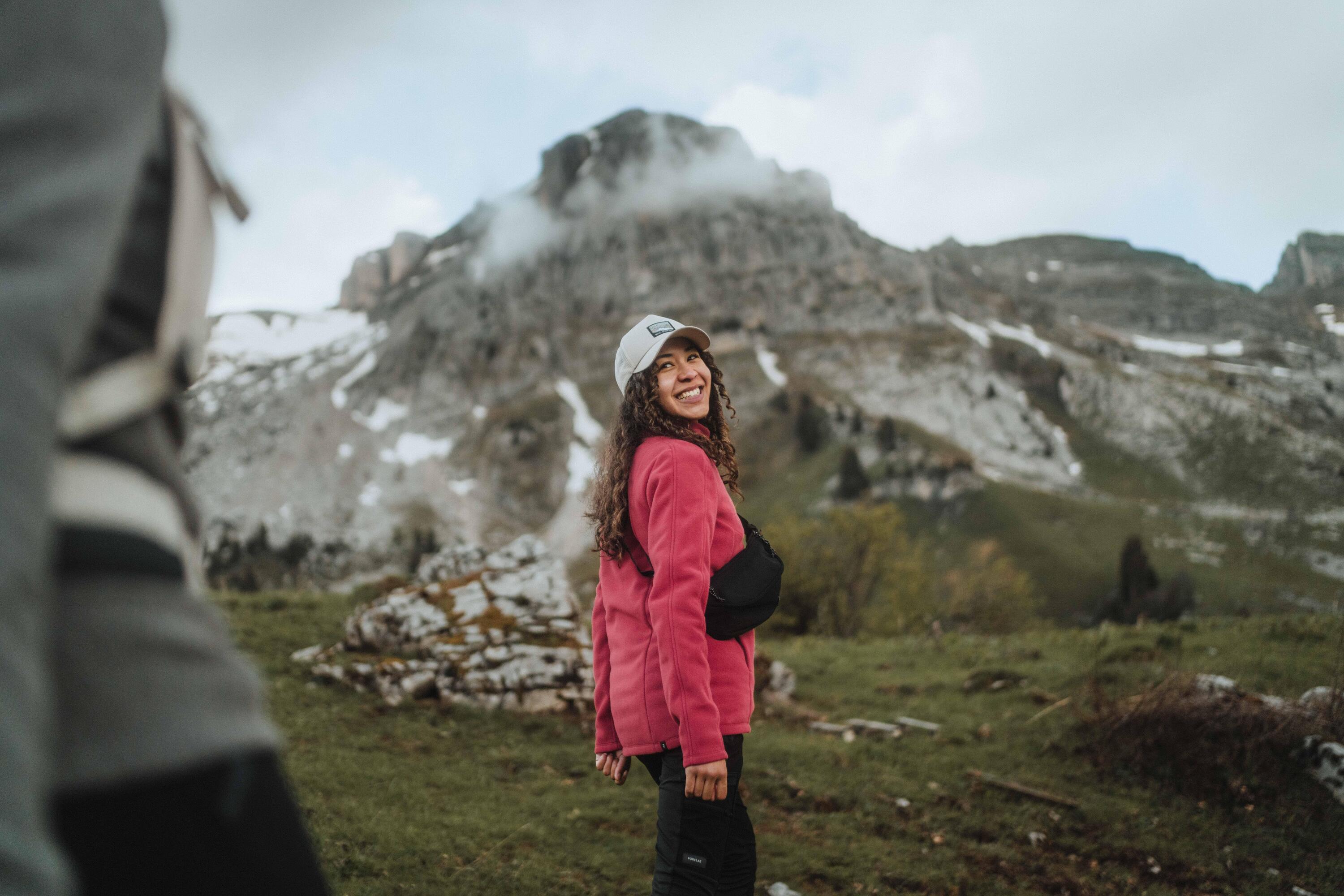 Women’s Fleece Hiking Jacket, MH 500 6/7