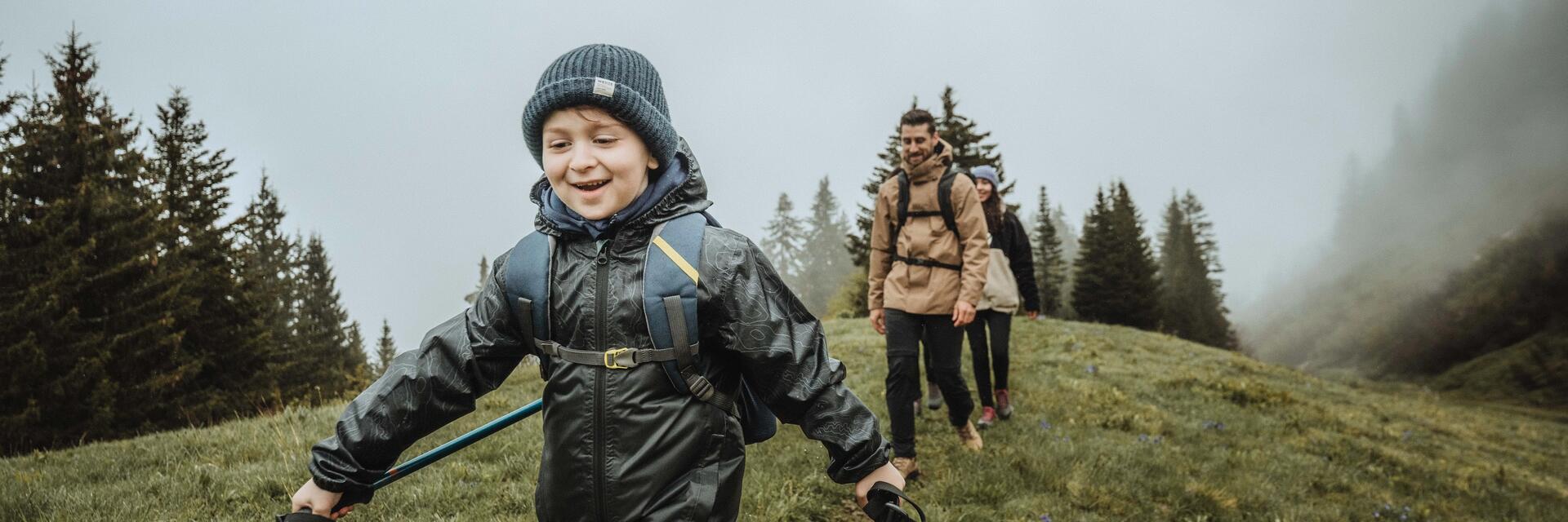 Randonner avec de jeunes enfants 