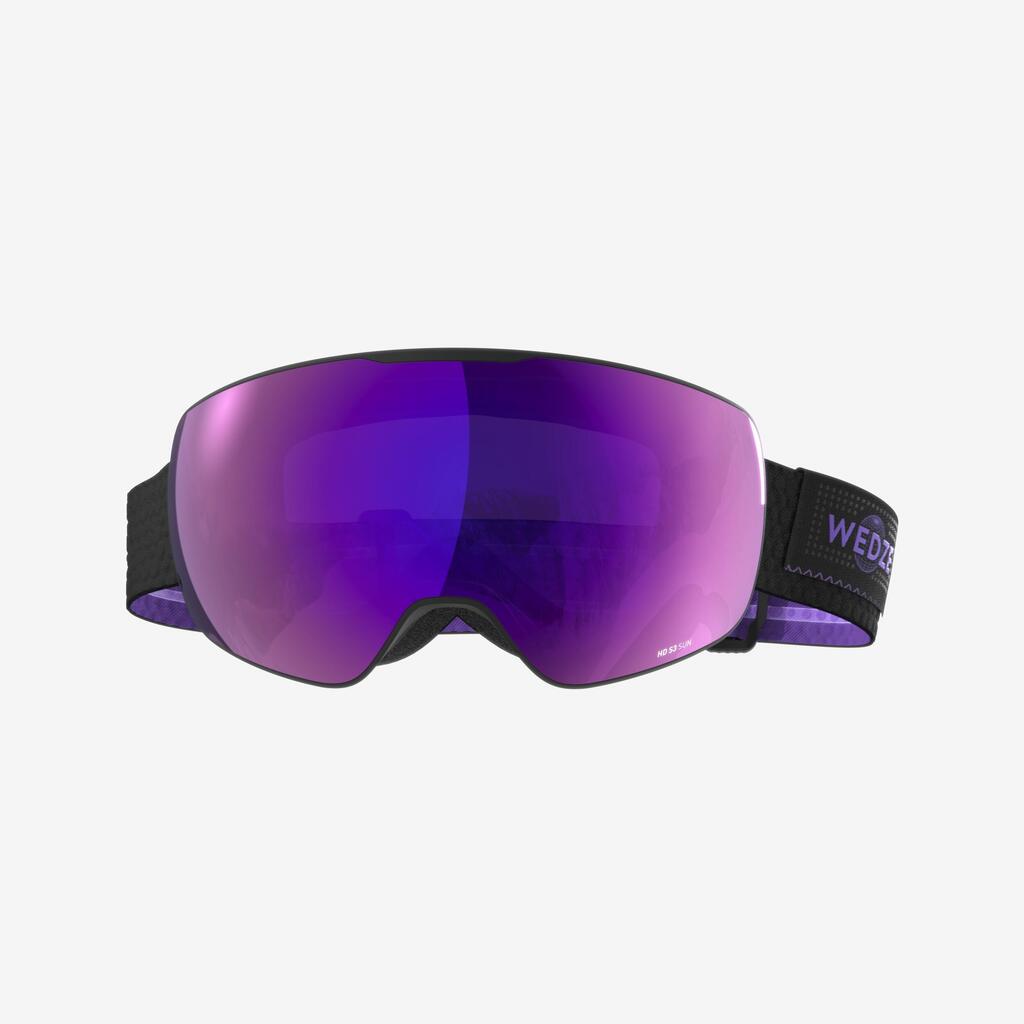 Skibrille Erwachsene/Kinder Schönwetter - G900 S HD violett