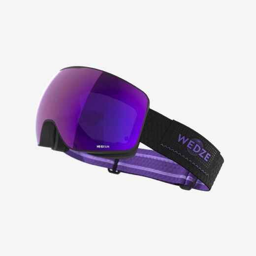 
      Pieaugušo/bērnu slēpošanas brilles labiem laikapstākļiem “G 900 S HD”, violetas
  