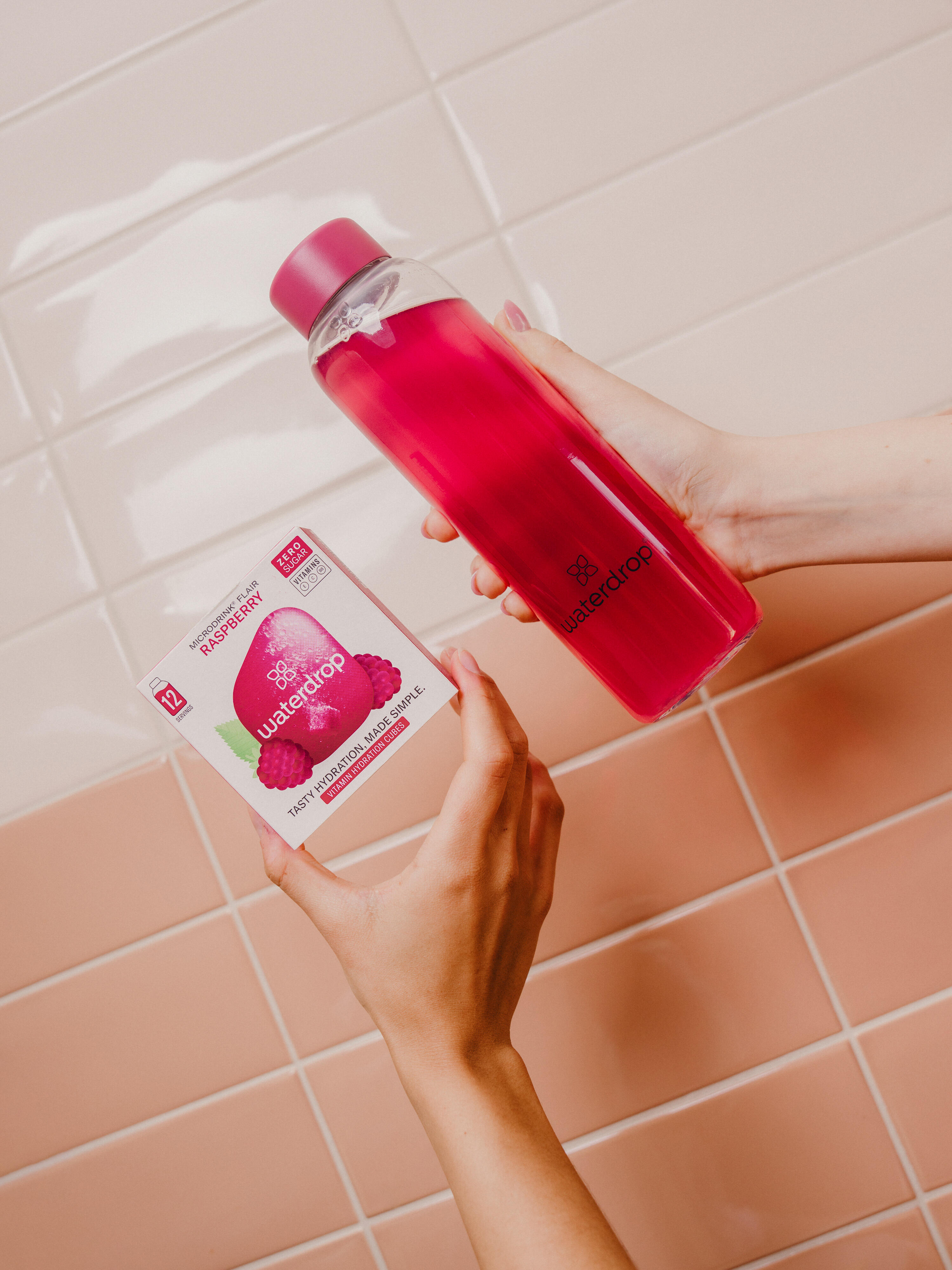 Cubes à diluer extraits naturels framboise, Microdrink 12x500ml 3/3