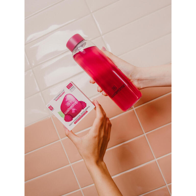 Cuburi pentru diluat cu extracte naturale de zmeură, Microdrink 12x500ml