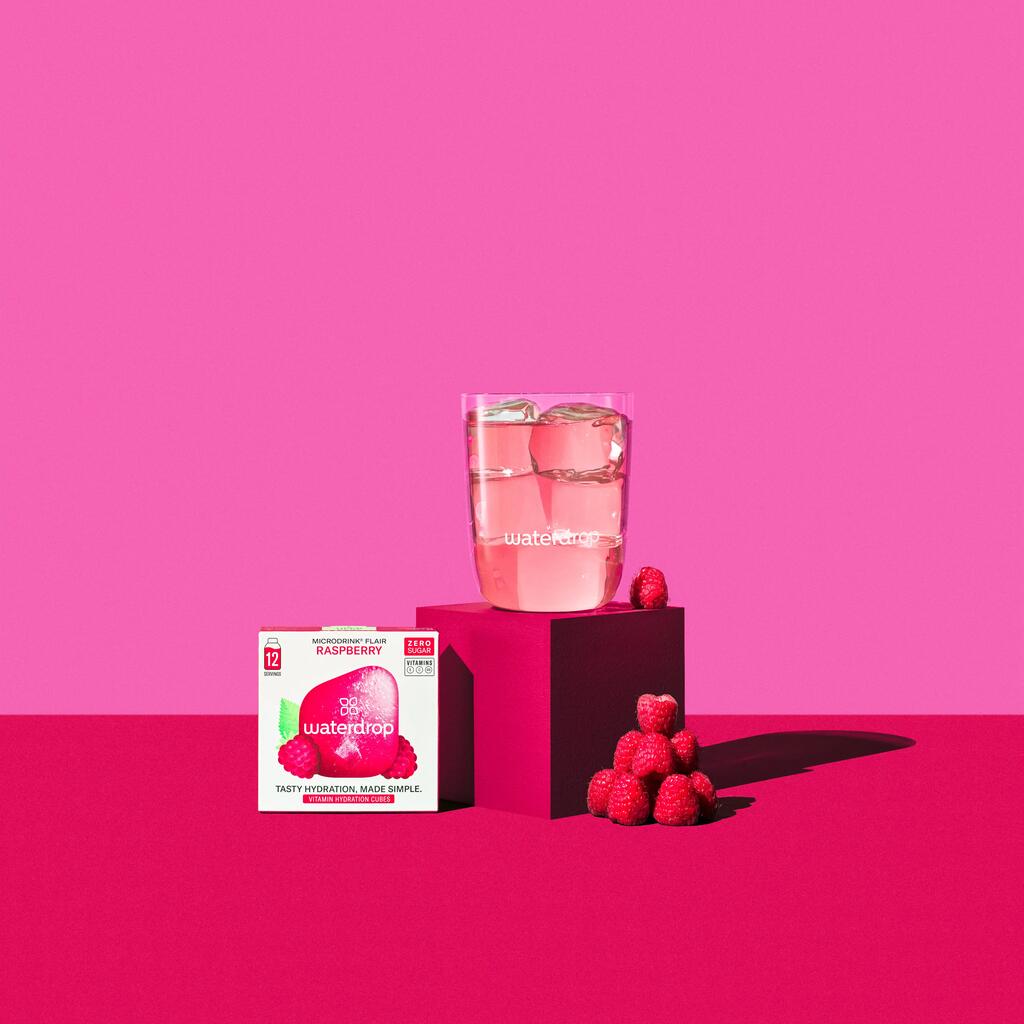 Hidracijske kocke Microdrink 12x500 ml - naravni izvleček maline