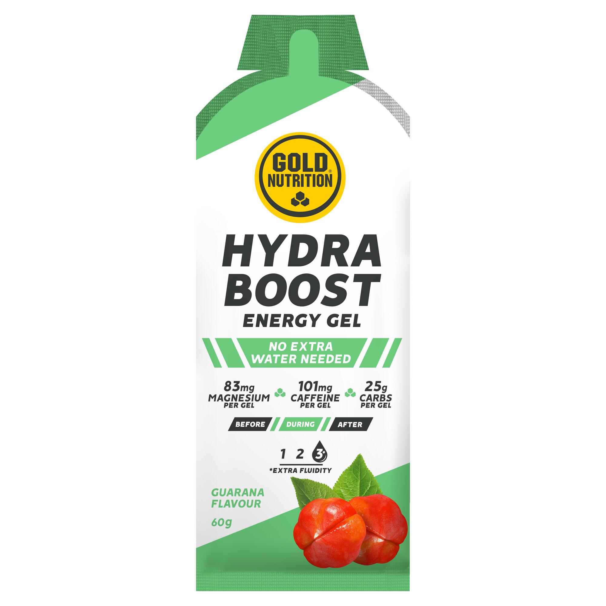 Gold Nutrition Hydra Boost Gel Guaraná X1 60G da Decathlon